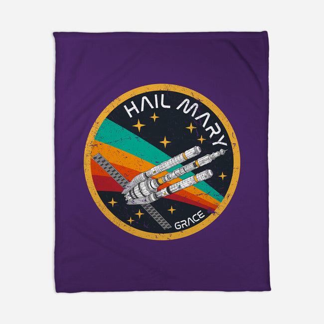 Hail Mary Patch-None-Fleece-Blanket-DrMonekers
