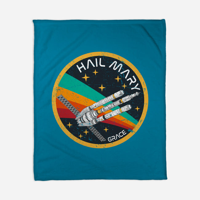 Hail Mary Patch-None-Fleece-Blanket-DrMonekers
