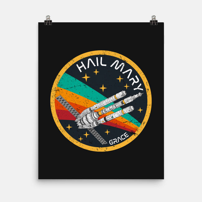 Hail Mary Patch-None-Matte-Poster-DrMonekers