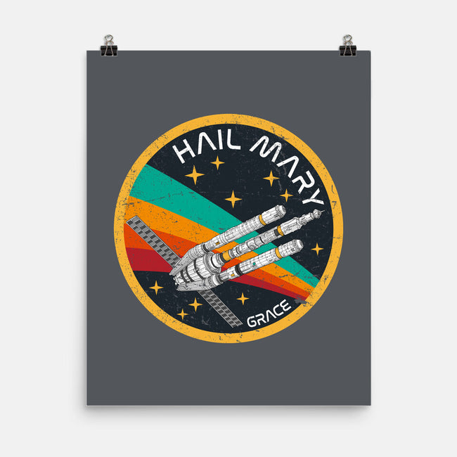 Hail Mary Patch-None-Matte-Poster-DrMonekers