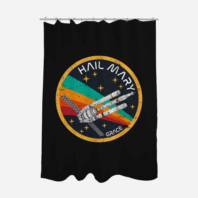 Hail Mary Patch-None-Polyester-Shower Curtain-DrMonekers