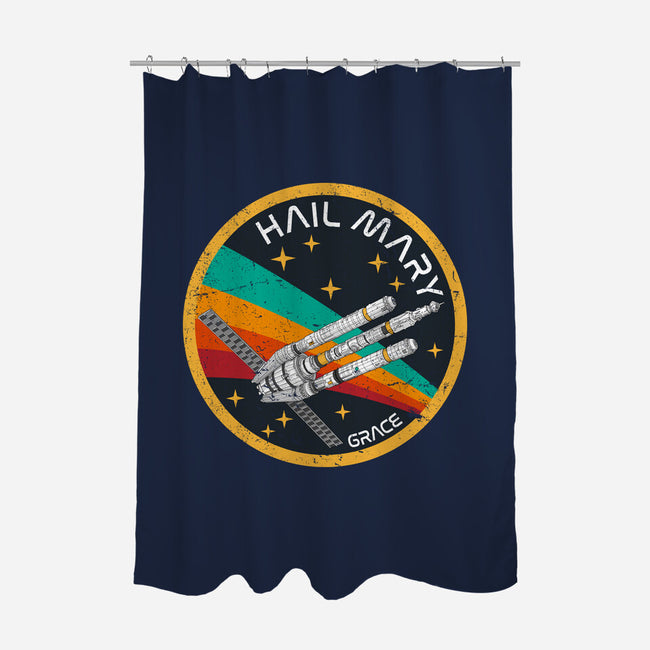 Hail Mary Patch-None-Polyester-Shower Curtain-DrMonekers