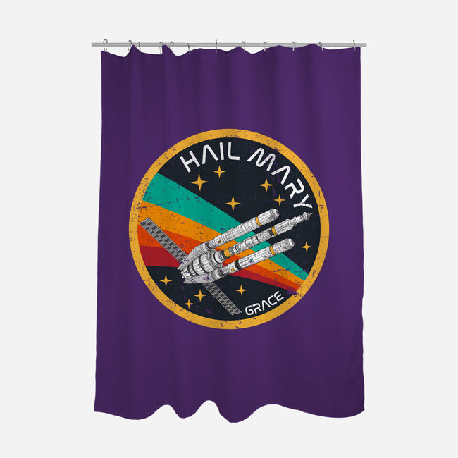 Hail Mary Patch-None-Polyester-Shower Curtain-DrMonekers
