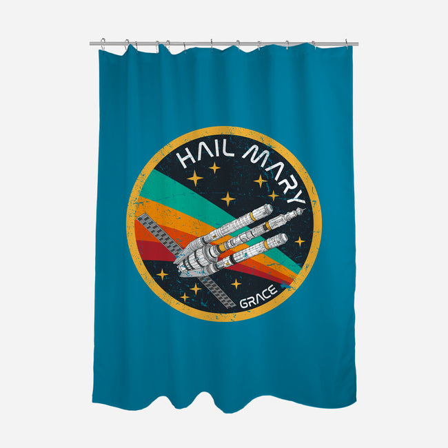 Hail Mary Patch-None-Polyester-Shower Curtain-DrMonekers