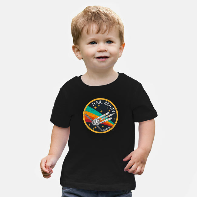 Hail Mary Patch-Baby-Basic-Tee-DrMonekers