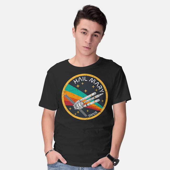 Hail Mary Patch-Mens-Basic-Tee-DrMonekers