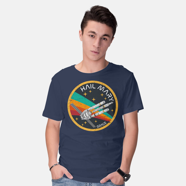 Hail Mary Patch-Mens-Basic-Tee-DrMonekers