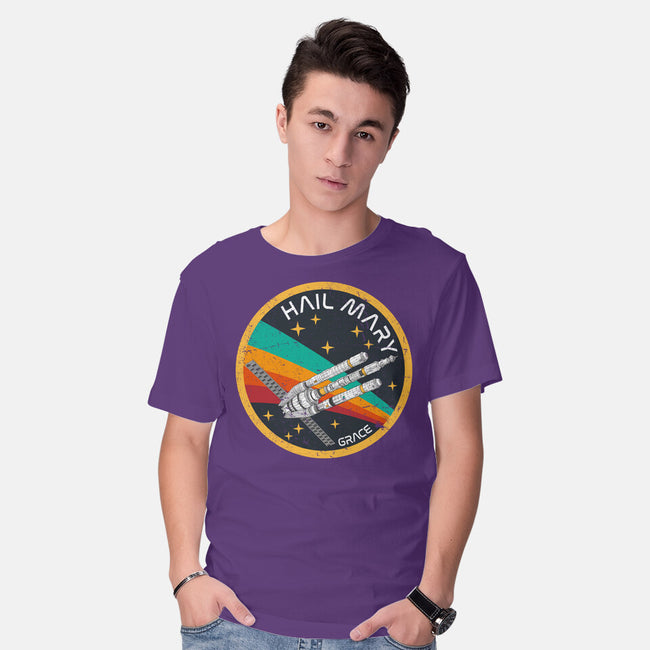 Hail Mary Patch-Mens-Basic-Tee-DrMonekers