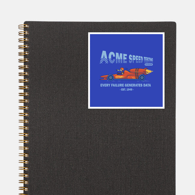 Acme Speed Testing-None-Glossy-Sticker-erion_designs