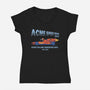 Acme Speed Testing-Womens-V-Neck-Tee-erion_designs
