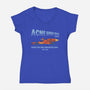 Acme Speed Testing-Womens-V-Neck-Tee-erion_designs