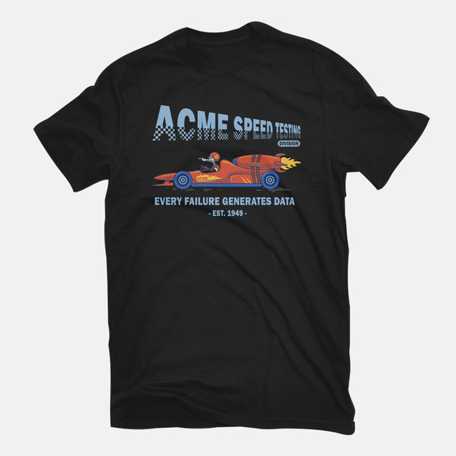 Acme Speed Testing-Mens-Basic-Tee-erion_designs