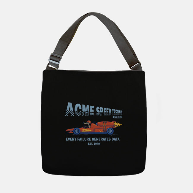 Acme Speed Testing-None-Adjustable Tote-Bag-erion_designs