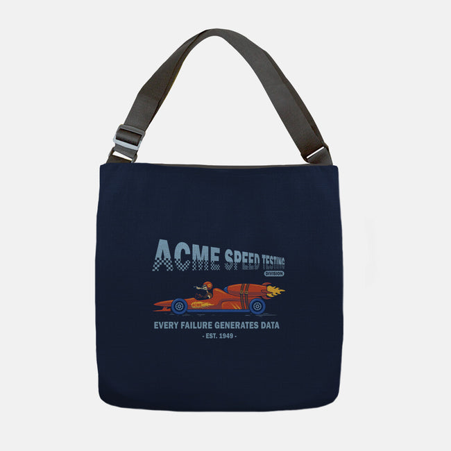 Acme Speed Testing-None-Adjustable Tote-Bag-erion_designs