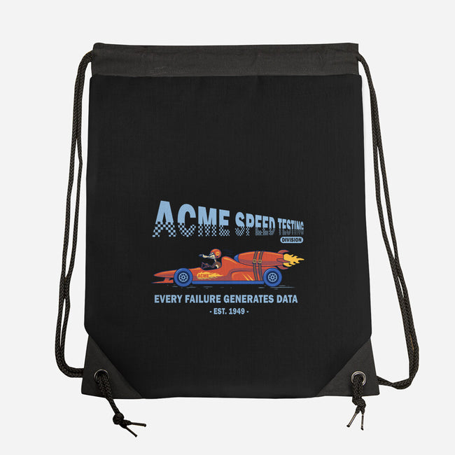 Acme Speed Testing-None-Drawstring-Bag-erion_designs