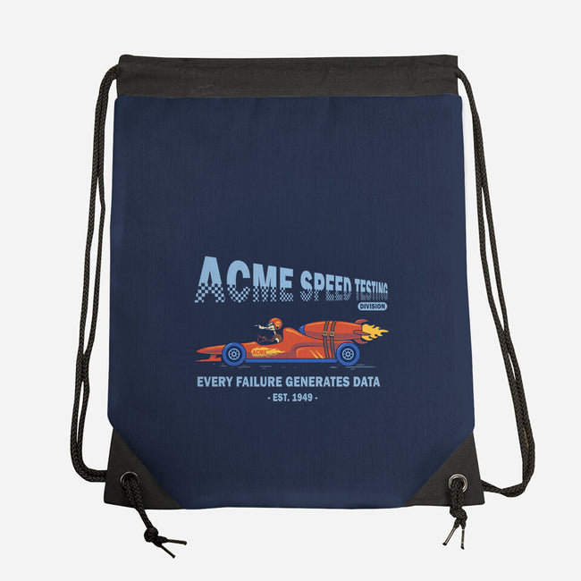 Acme Speed Testing-None-Drawstring-Bag-erion_designs