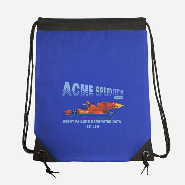 Acme Speed Testing-None-Drawstring-Bag-erion_designs