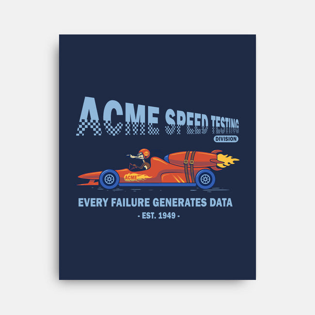 Acme Speed Testing-None-Stretched-Canvas-erion_designs
