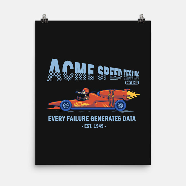 Acme Speed Testing-None-Matte-Poster-erion_designs