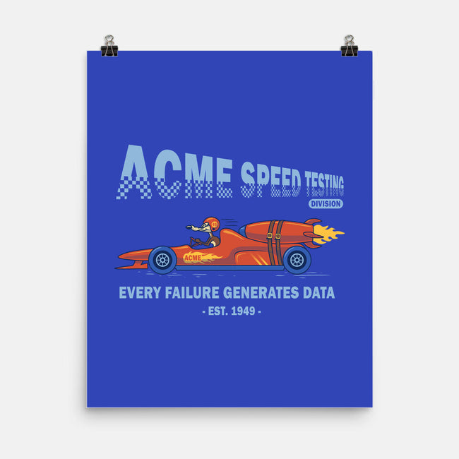 Acme Speed Testing-None-Matte-Poster-erion_designs