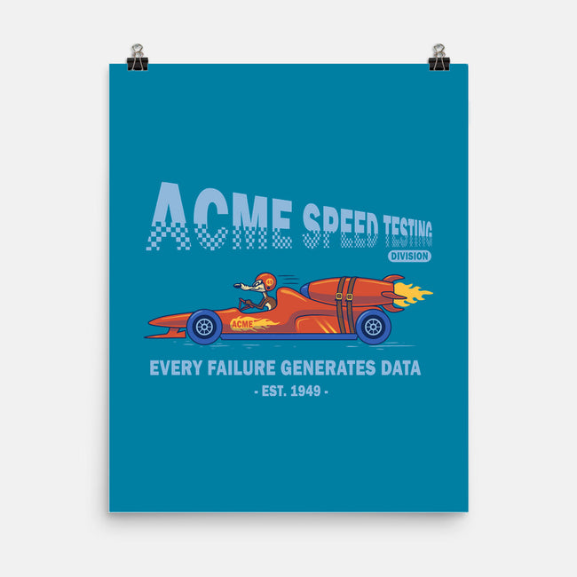 Acme Speed Testing-None-Matte-Poster-erion_designs