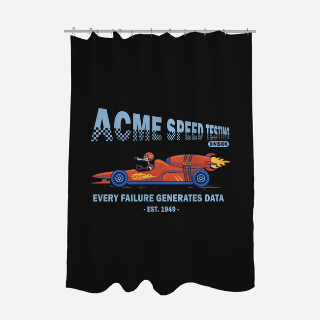 Acme Speed Testing-None-Polyester-Shower Curtain-erion_designs