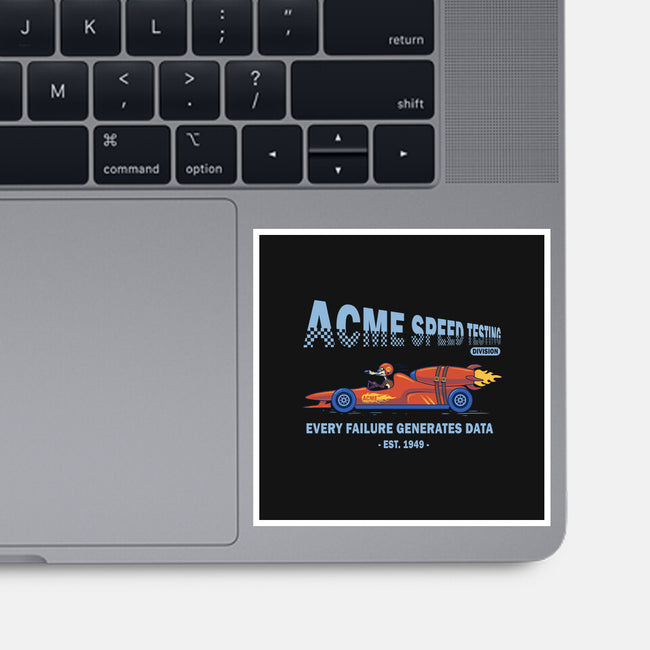 Acme Speed Testing-None-Glossy-Sticker-erion_designs