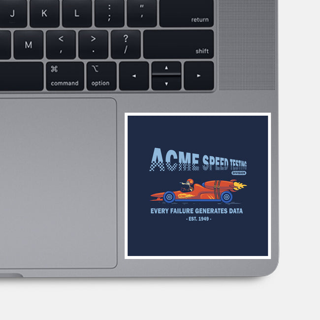 Acme Speed Testing-None-Glossy-Sticker-erion_designs