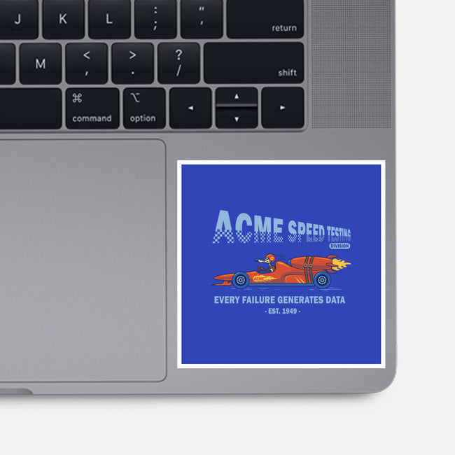 Acme Speed Testing-None-Glossy-Sticker-erion_designs