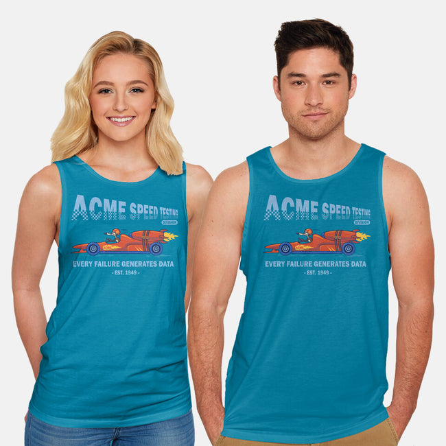 Acme Speed Testing-Unisex-Basic-Tank-erion_designs