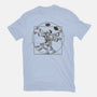 Vitruvian Dude-Womens-Basic-Tee-kg07