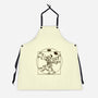 Vitruvian Dude-Unisex-Kitchen-Apron-kg07