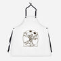 Vitruvian Dude-Unisex-Kitchen-Apron-kg07