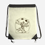 Vitruvian Dude-None-Drawstring-Bag-kg07