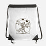 Vitruvian Dude-None-Drawstring-Bag-kg07