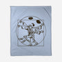 Vitruvian Dude-None-Fleece-Blanket-kg07