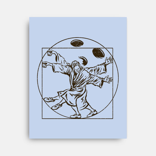 Vitruvian Dude-None-Stretched-Canvas-kg07