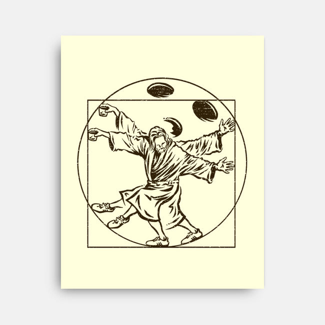 Vitruvian Dude-None-Stretched-Canvas-kg07
