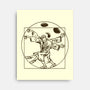 Vitruvian Dude-None-Stretched-Canvas-kg07