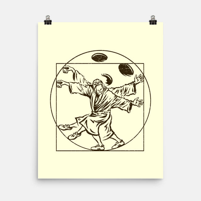 Vitruvian Dude-None-Matte-Poster-kg07