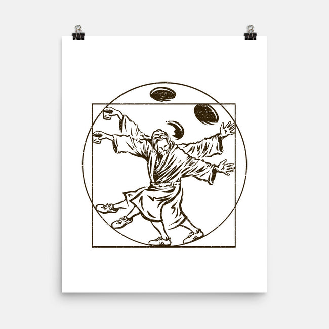 Vitruvian Dude-None-Matte-Poster-kg07