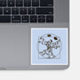 Vitruvian Dude-None-Glossy-Sticker-kg07
