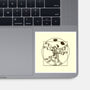 Vitruvian Dude-None-Glossy-Sticker-kg07