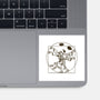 Vitruvian Dude-None-Glossy-Sticker-kg07