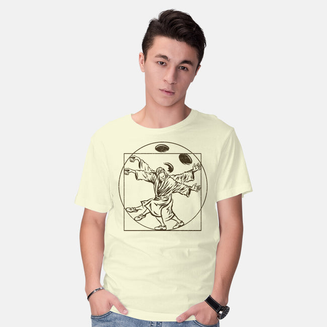 Vitruvian Dude-Mens-Basic-Tee-kg07