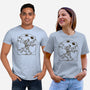 Vitruvian Dude-Unisex-Basic-Tee-kg07