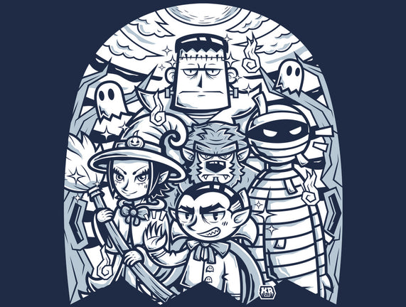 Classic Monsters Doodle