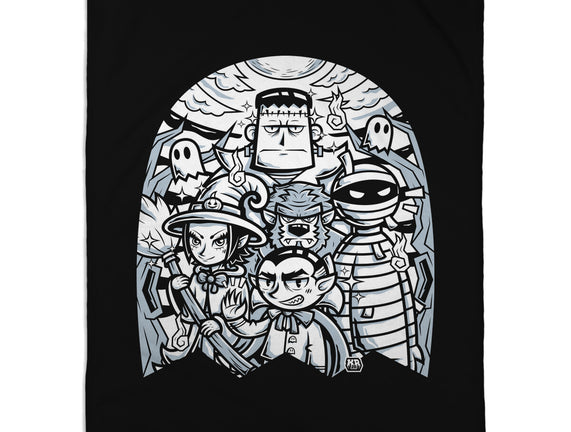 Classic Monsters Doodle