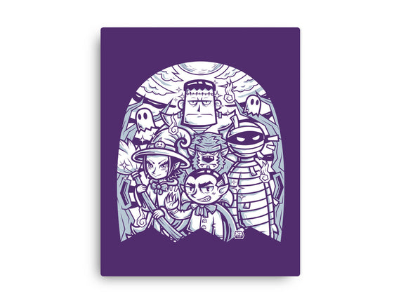 Classic Monsters Doodle
