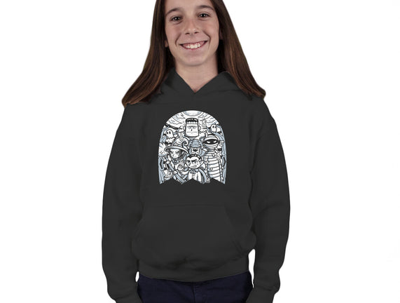 Classic Monsters Doodle